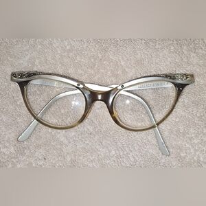 Liberty Vintage Brown and Gold Glasses